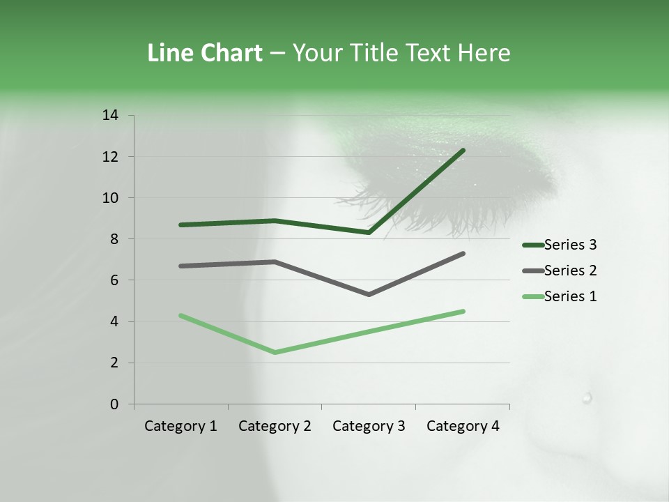 Portrait Woman Clean PowerPoint Template