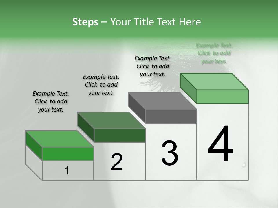 Portrait Woman Clean PowerPoint Template