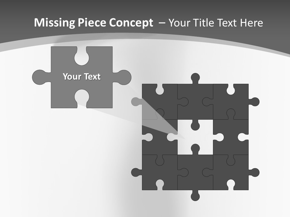 Lady Stand Blur PowerPoint Template