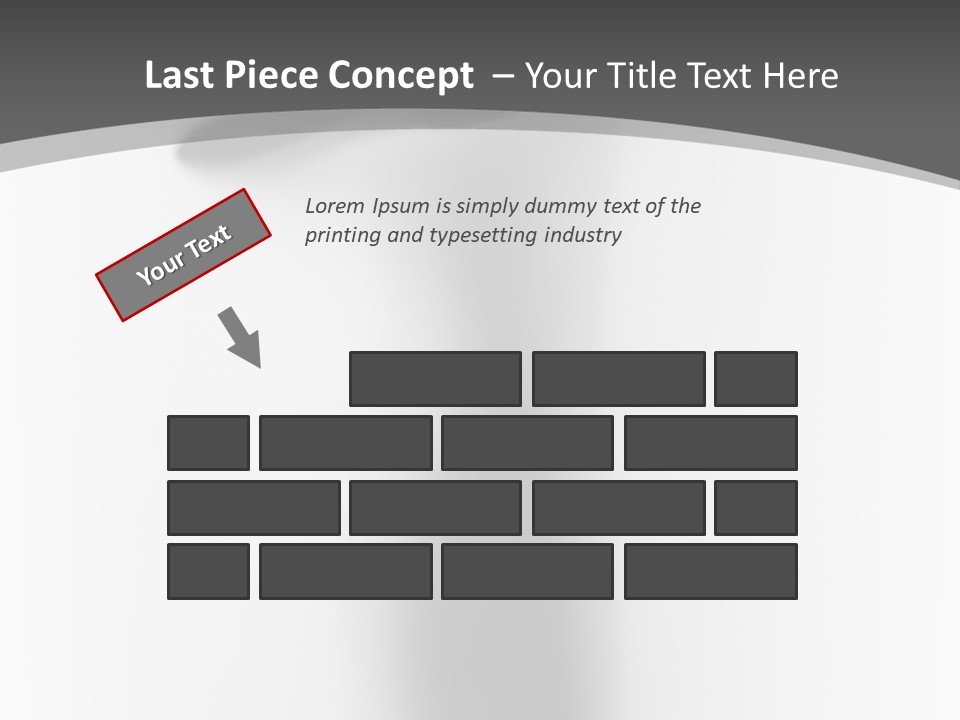 Lady Stand Blur PowerPoint Template