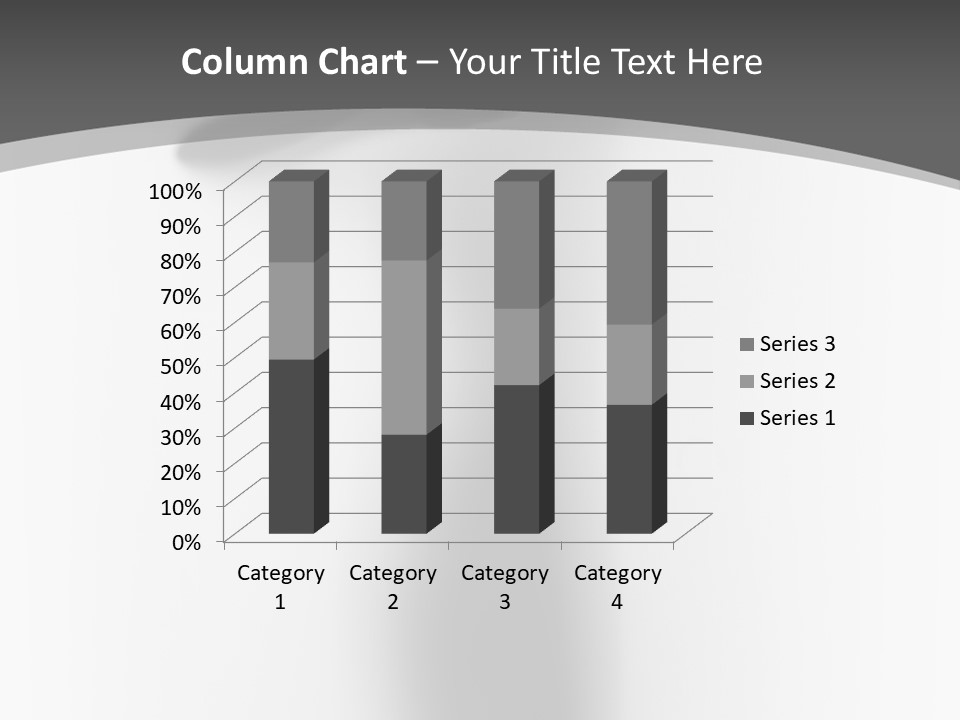 Lady Stand Blur PowerPoint Template