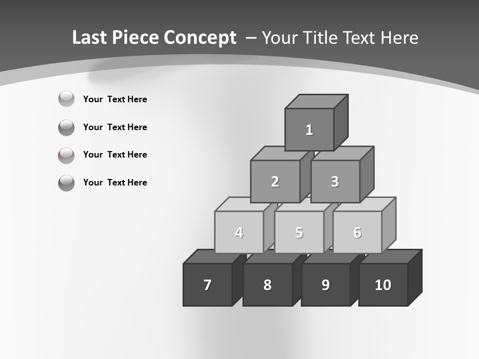 Lady Stand Blur PowerPoint Template