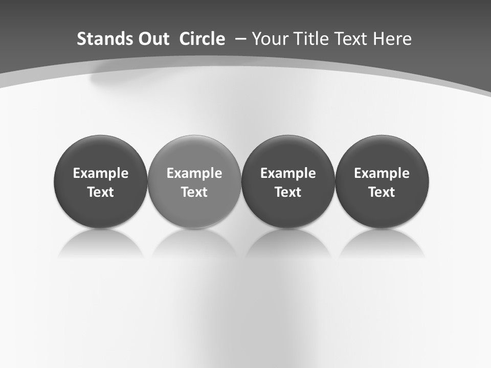Lady Stand Blur PowerPoint Template