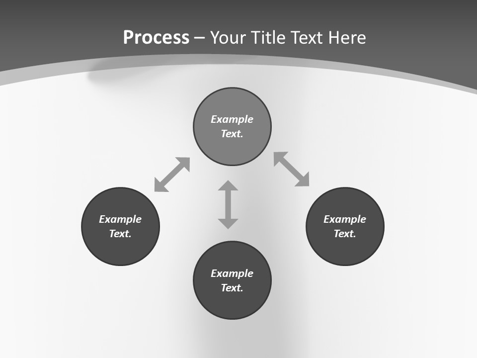 Lady Stand Blur PowerPoint Template