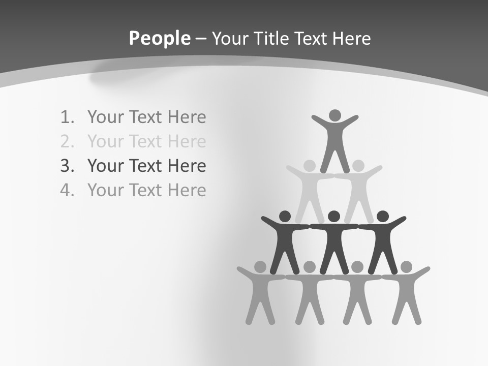 Lady Stand Blur PowerPoint Template