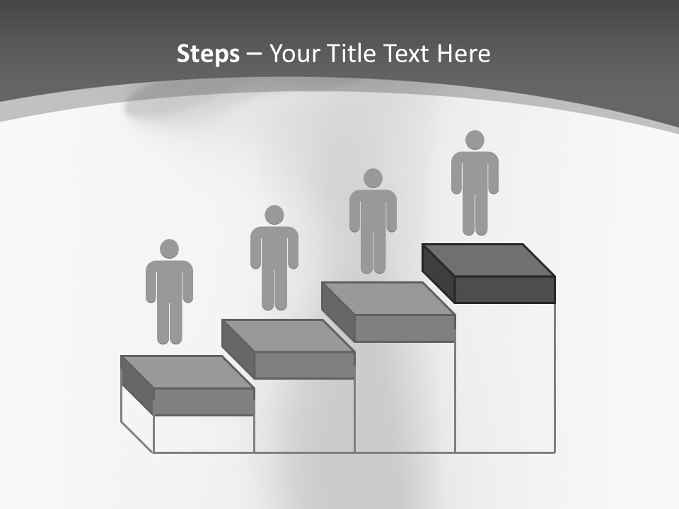 Lady Stand Blur PowerPoint Template