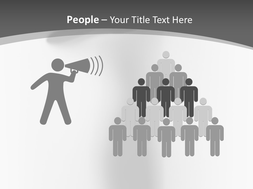 Lady Stand Blur PowerPoint Template
