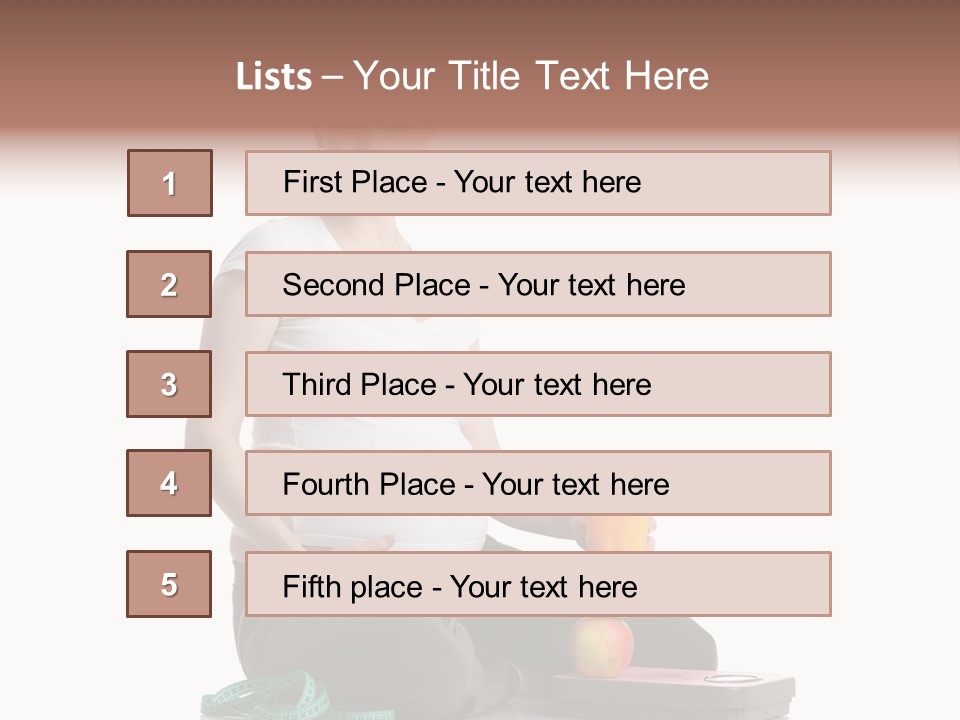 Nutrition Dieting Lifestyle PowerPoint Template