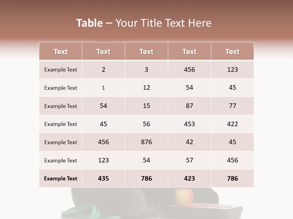 Nutrition Dieting Lifestyle PowerPoint Template