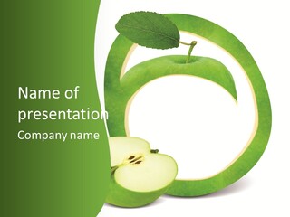 Leaf Natural Curve PowerPoint Template