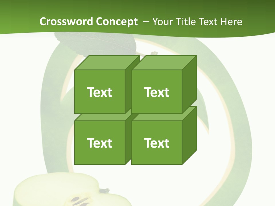 Leaf Natural Curve PowerPoint Template