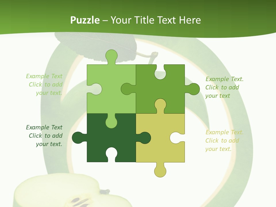 Leaf Natural Curve PowerPoint Template