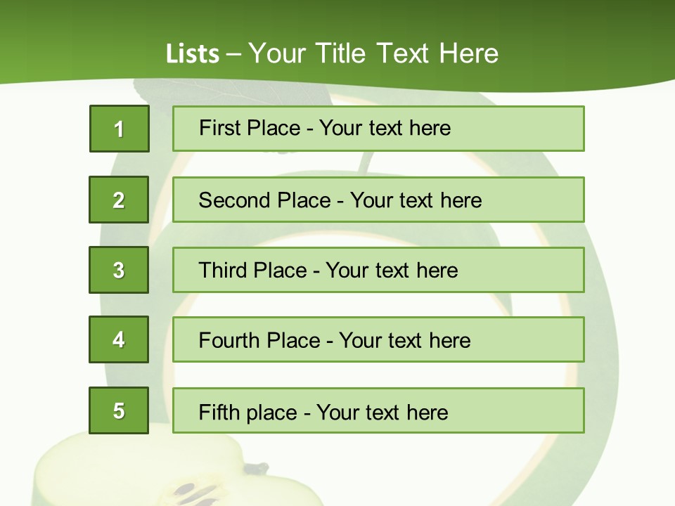Leaf Natural Curve PowerPoint Template