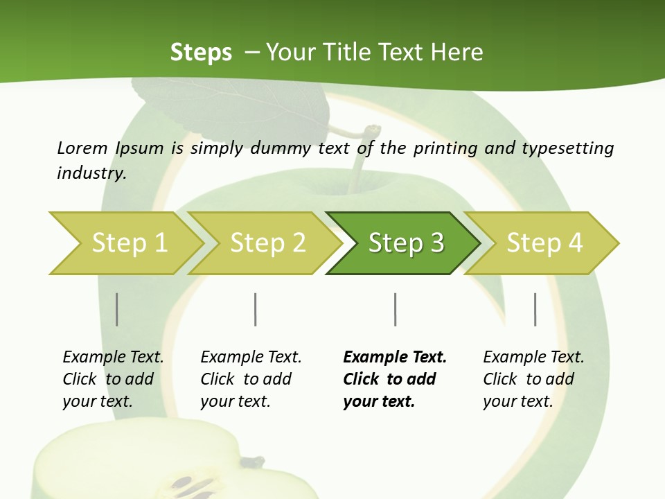 Leaf Natural Curve PowerPoint Template