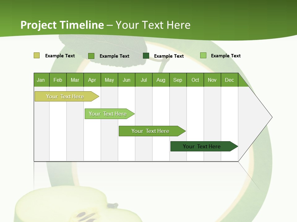 Leaf Natural Curve PowerPoint Template