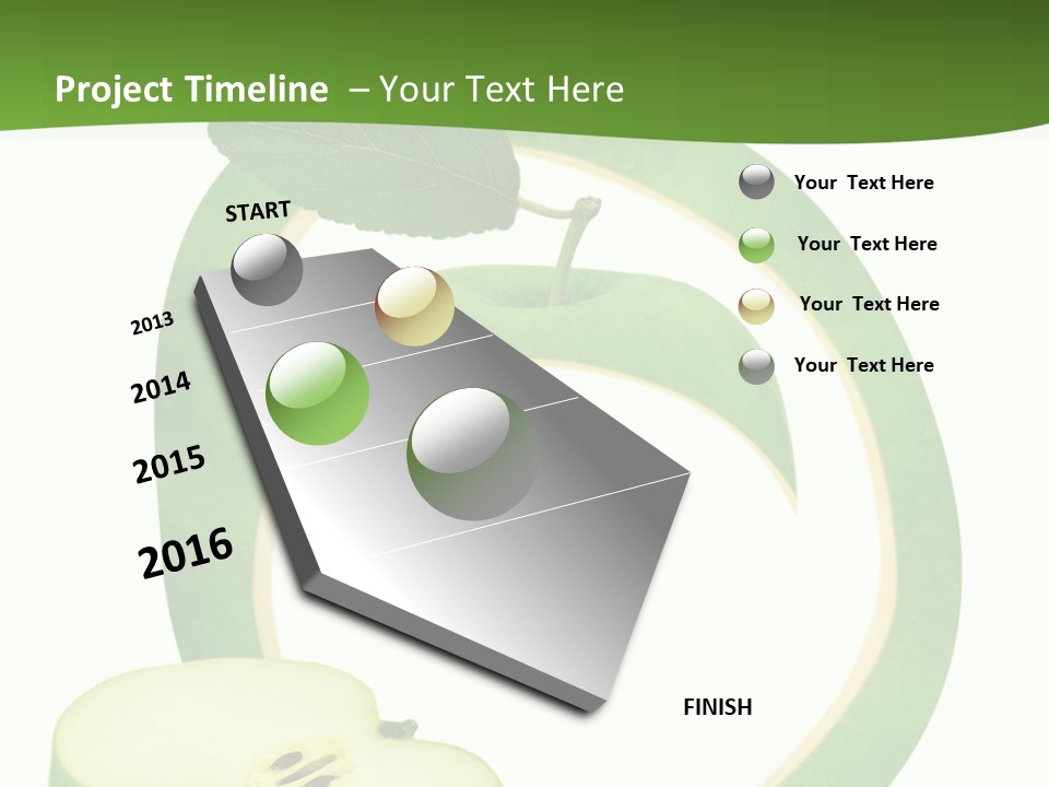 Leaf Natural Curve PowerPoint Template