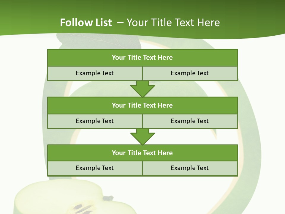 Leaf Natural Curve PowerPoint Template