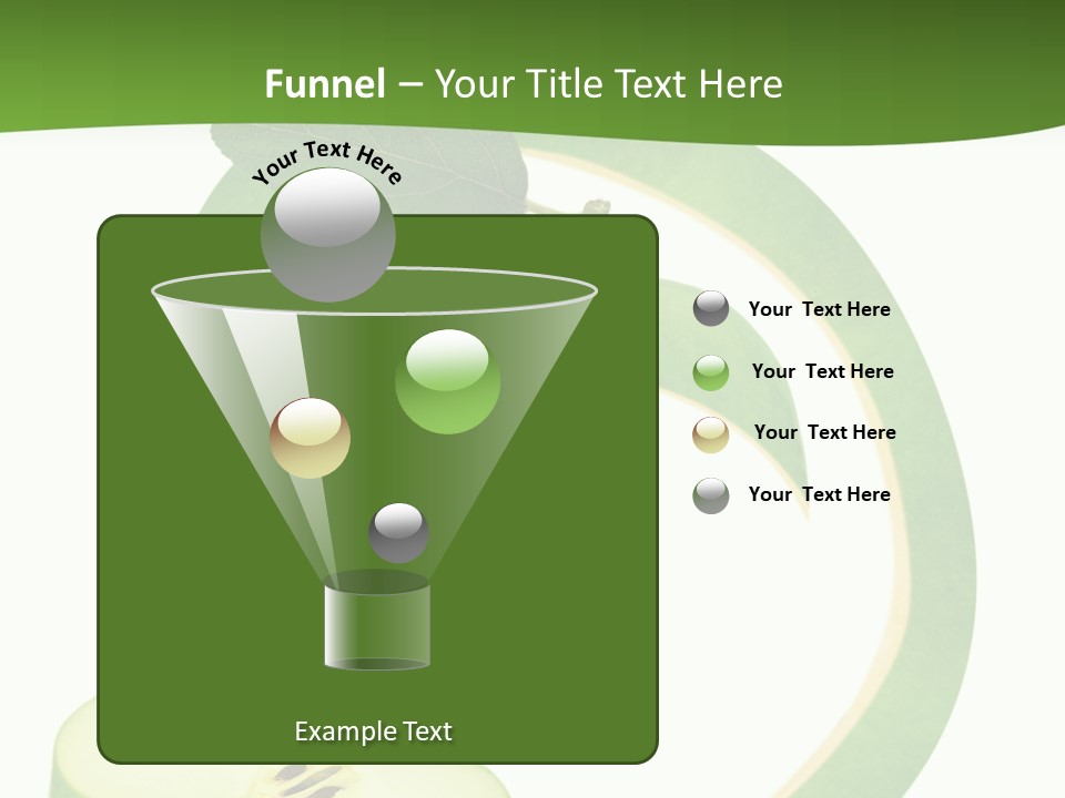 Leaf Natural Curve PowerPoint Template