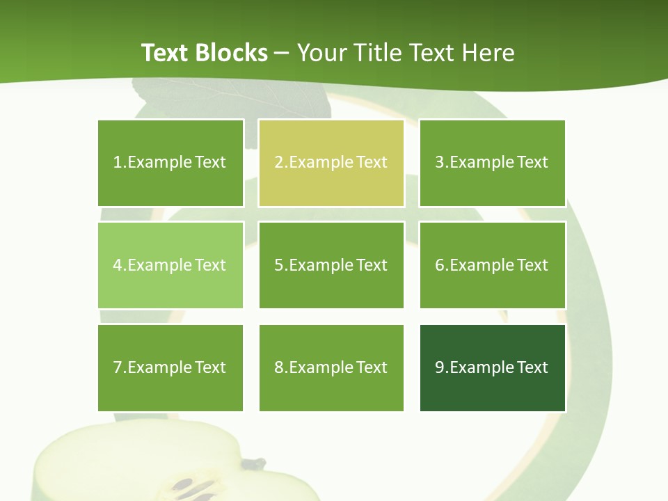 Leaf Natural Curve PowerPoint Template