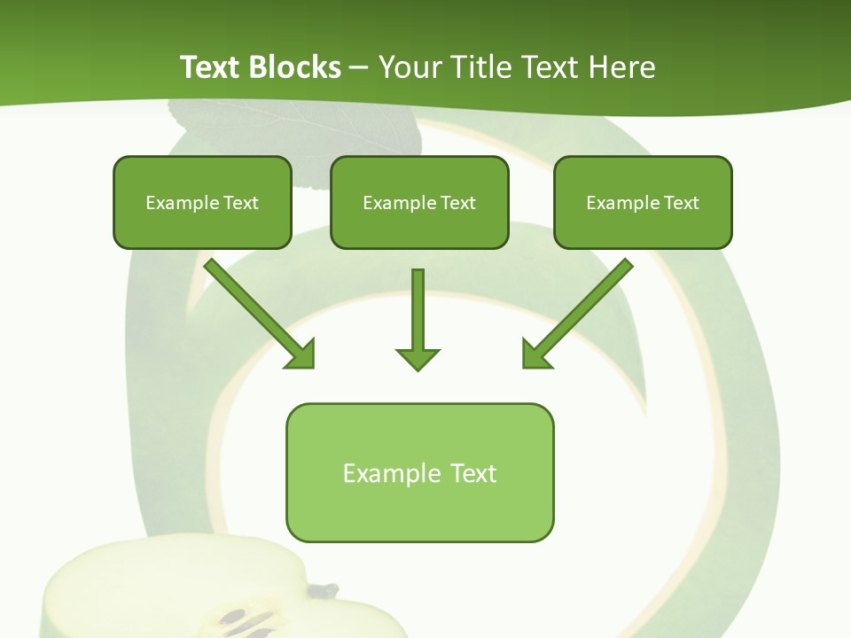 Leaf Natural Curve PowerPoint Template