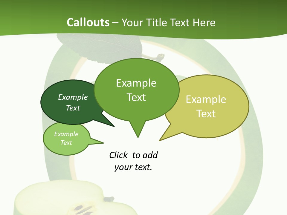 Leaf Natural Curve PowerPoint Template