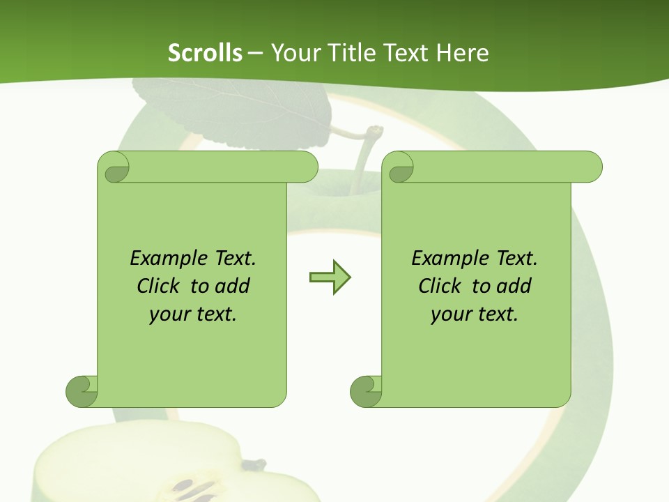 Leaf Natural Curve PowerPoint Template
