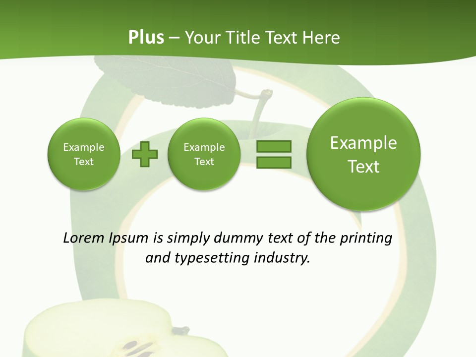 Leaf Natural Curve PowerPoint Template