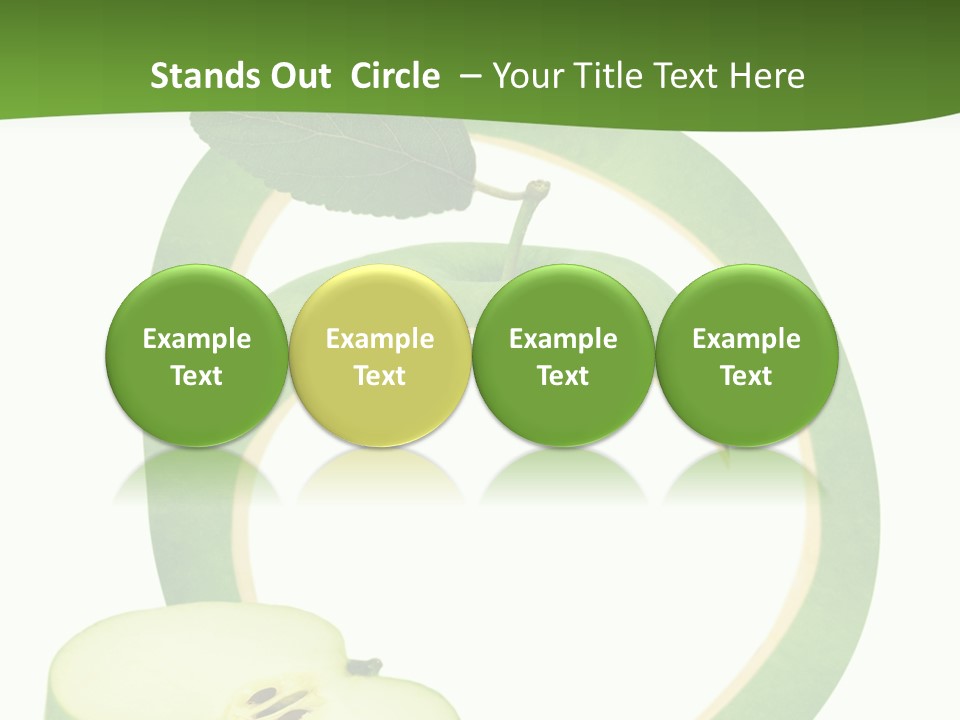 Leaf Natural Curve PowerPoint Template