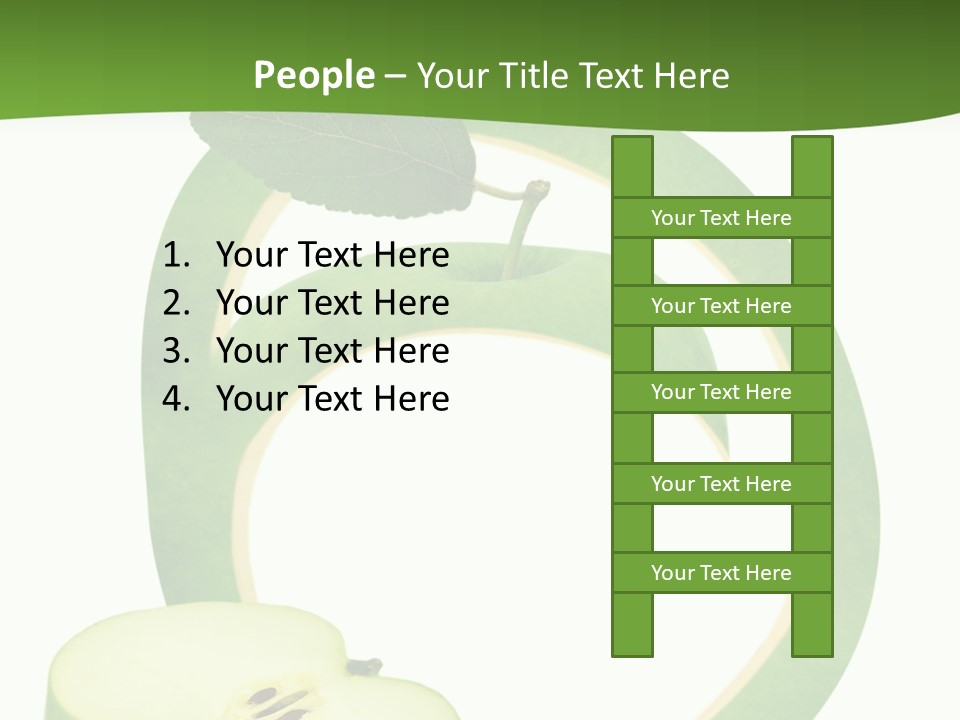 Leaf Natural Curve PowerPoint Template