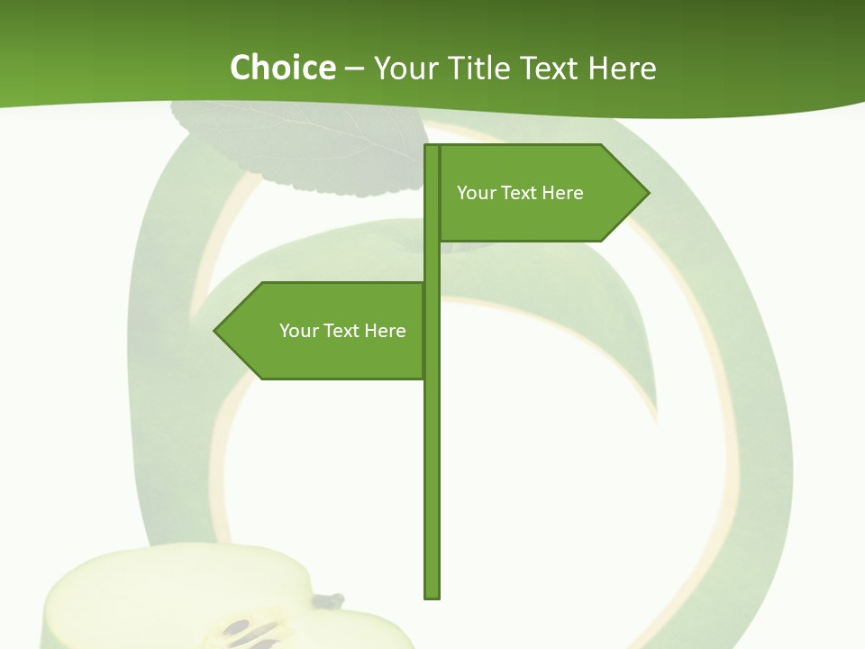 Leaf Natural Curve PowerPoint Template