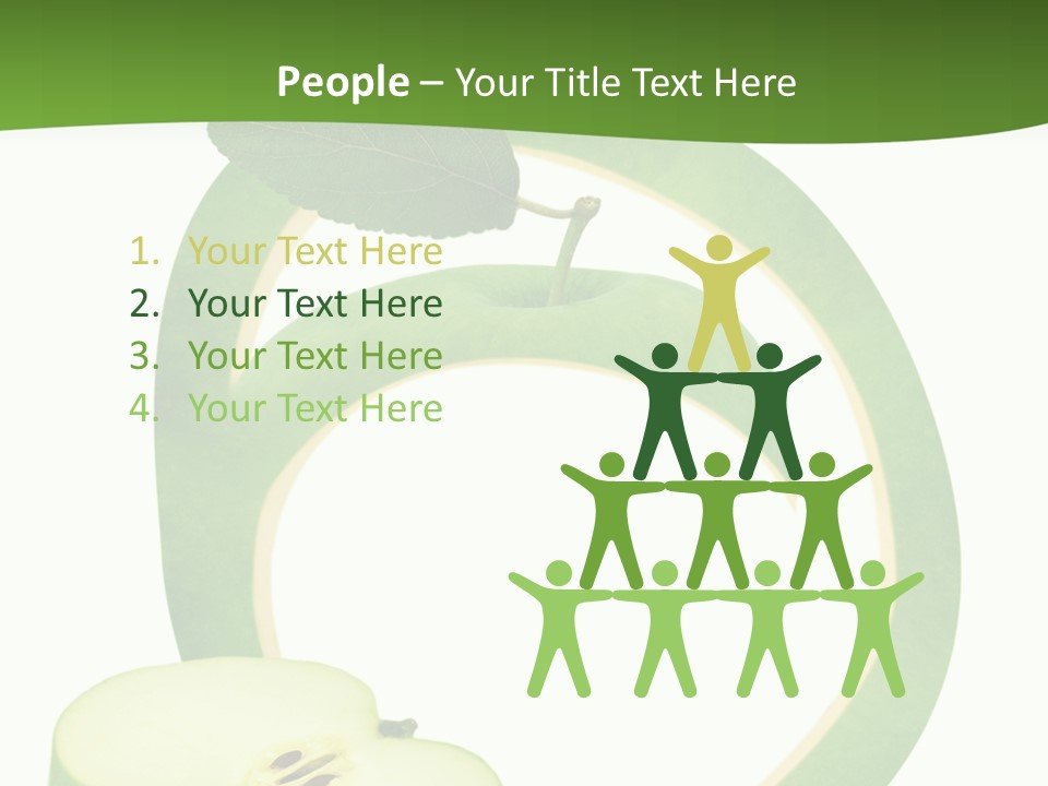 Leaf Natural Curve PowerPoint Template