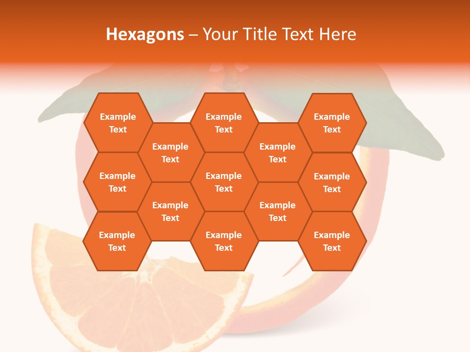 Citrus Wallpaper Frame PowerPoint Template