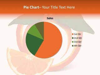 Citrus Wallpaper Frame PowerPoint Template