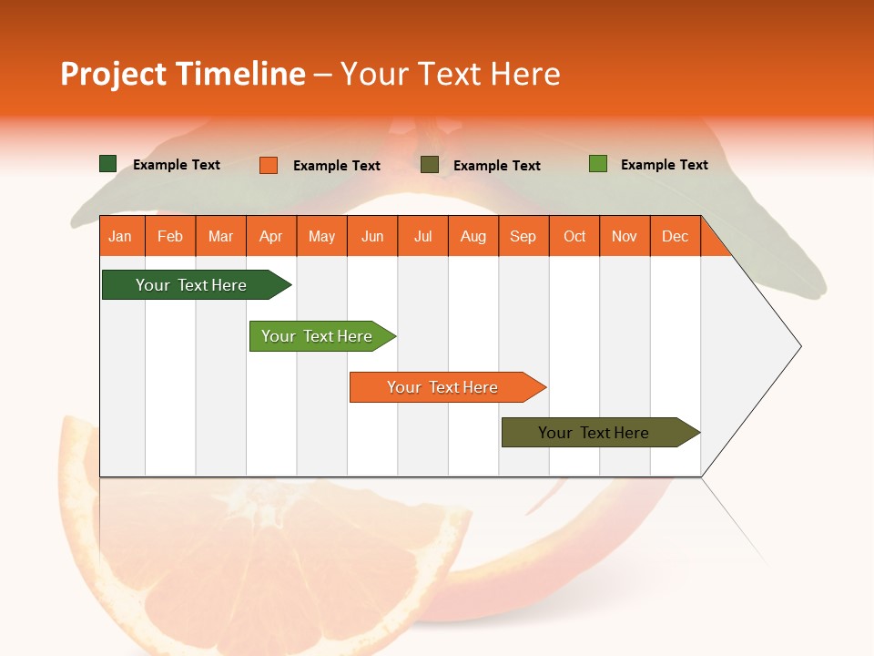 Citrus Wallpaper Frame PowerPoint Template