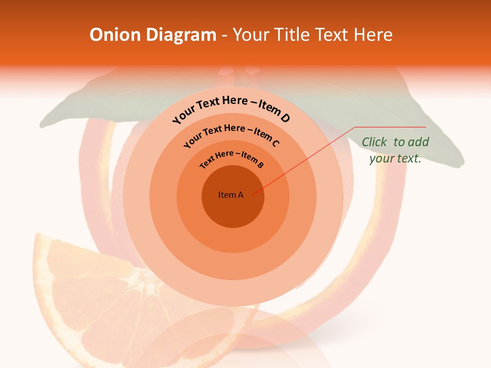 Citrus Wallpaper Frame PowerPoint Template