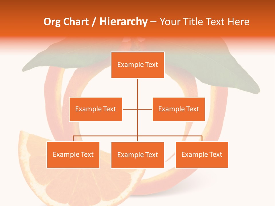 Citrus Wallpaper Frame PowerPoint Template