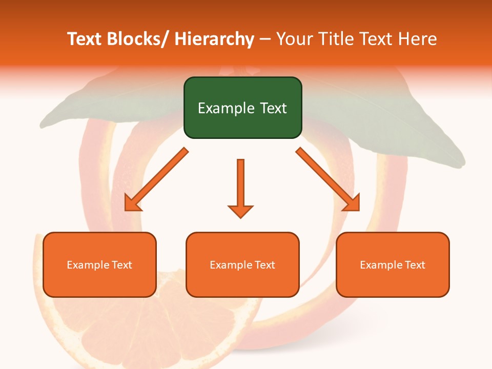 Citrus Wallpaper Frame PowerPoint Template