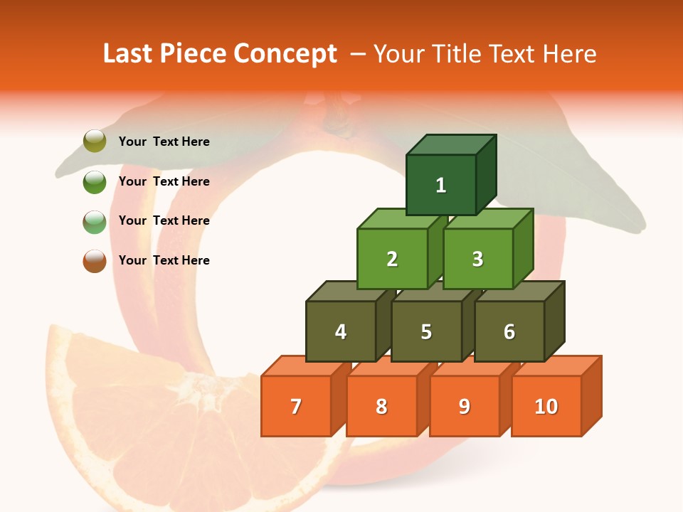 Citrus Wallpaper Frame PowerPoint Template