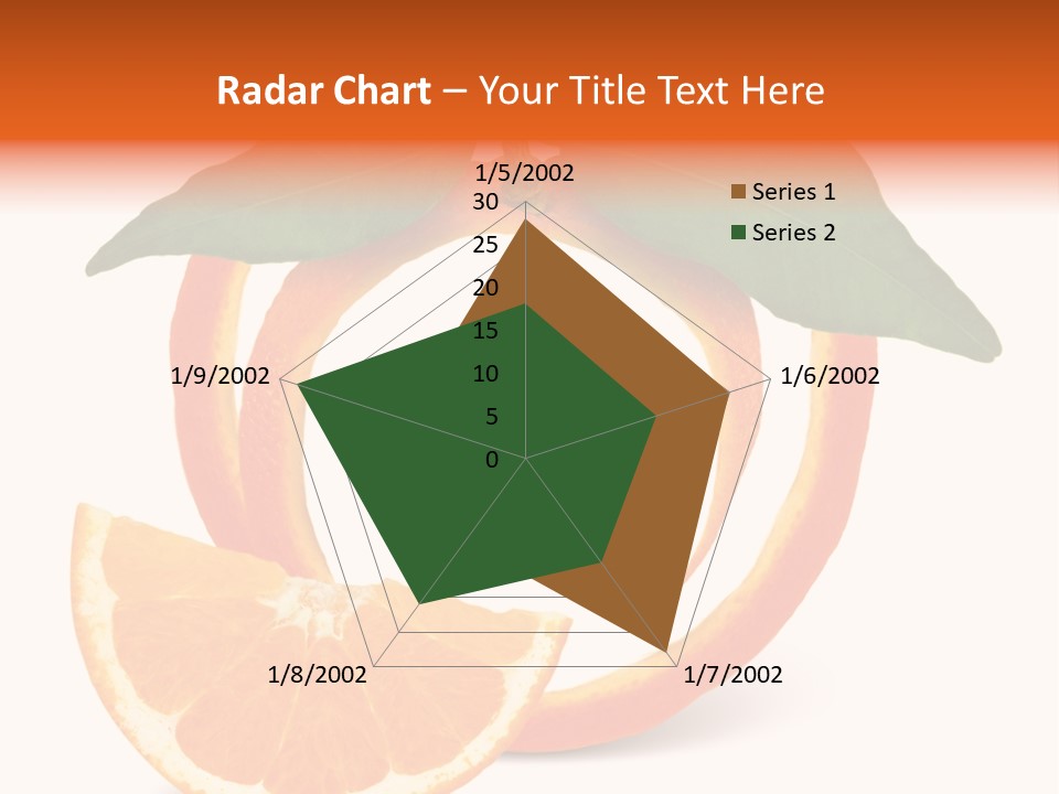 Citrus Wallpaper Frame PowerPoint Template