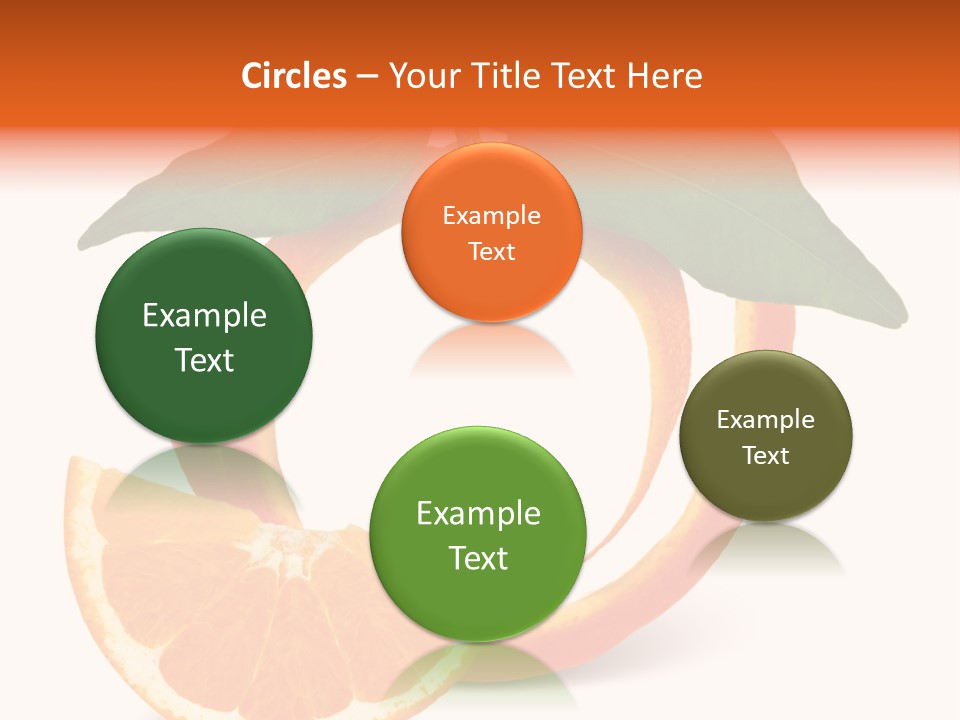 Citrus Wallpaper Frame PowerPoint Template