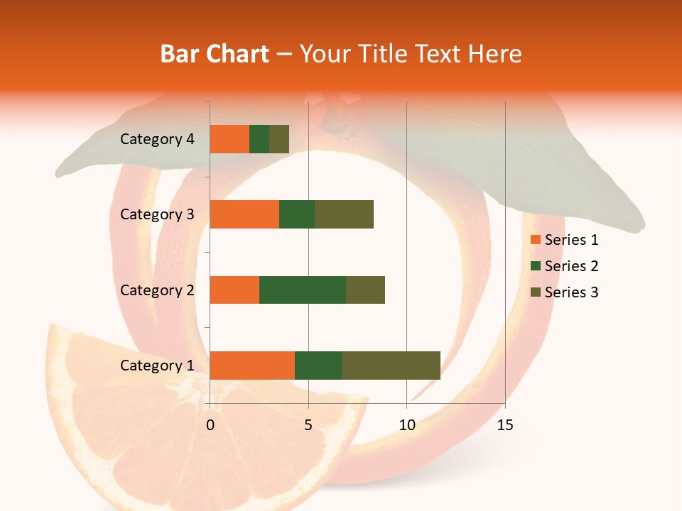 Citrus Wallpaper Frame PowerPoint Template