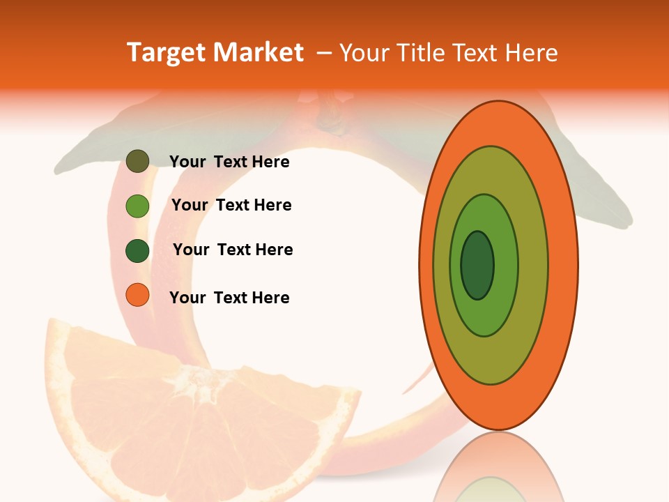 Citrus Wallpaper Frame PowerPoint Template
