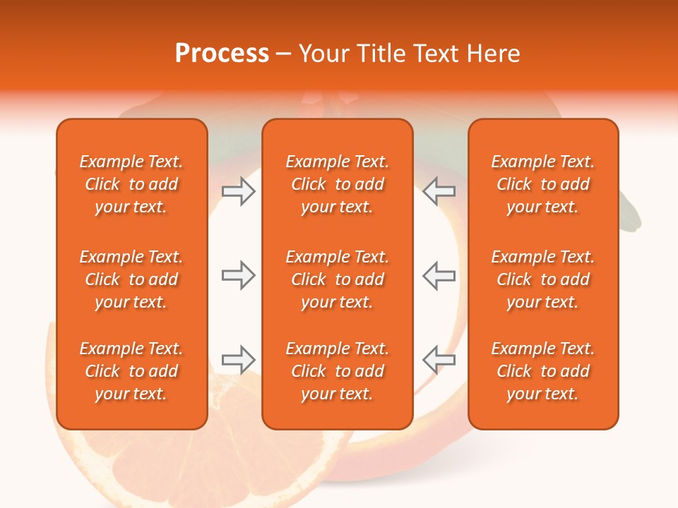 Citrus Wallpaper Frame PowerPoint Template