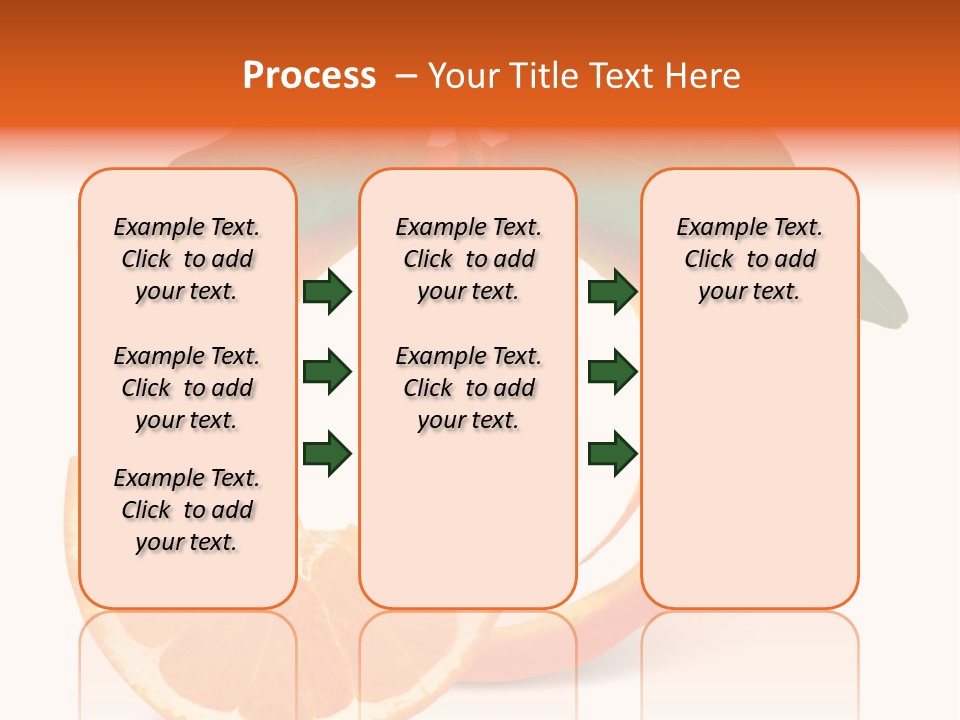 Citrus Wallpaper Frame PowerPoint Template