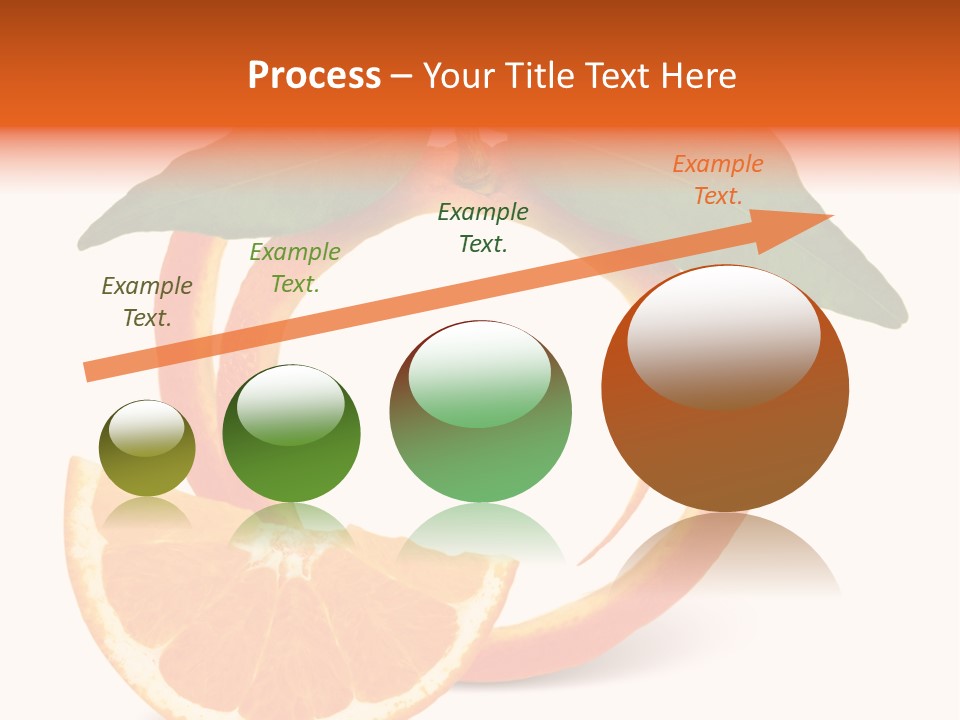 Citrus Wallpaper Frame PowerPoint Template