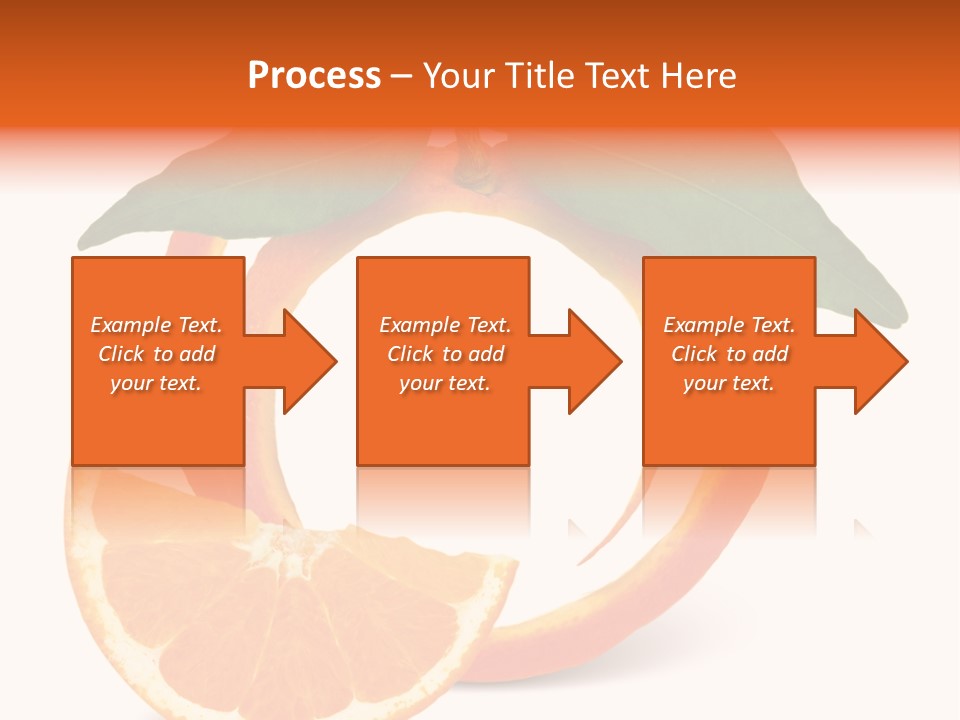 Citrus Wallpaper Frame PowerPoint Template
