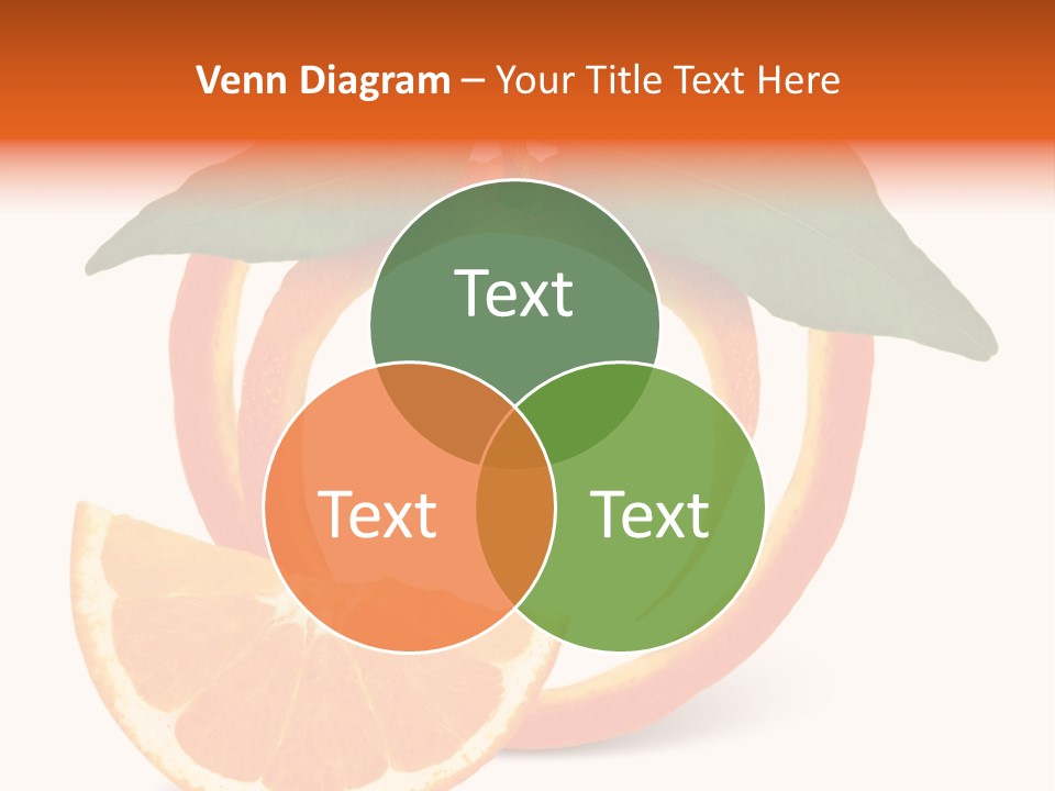 Citrus Wallpaper Frame PowerPoint Template