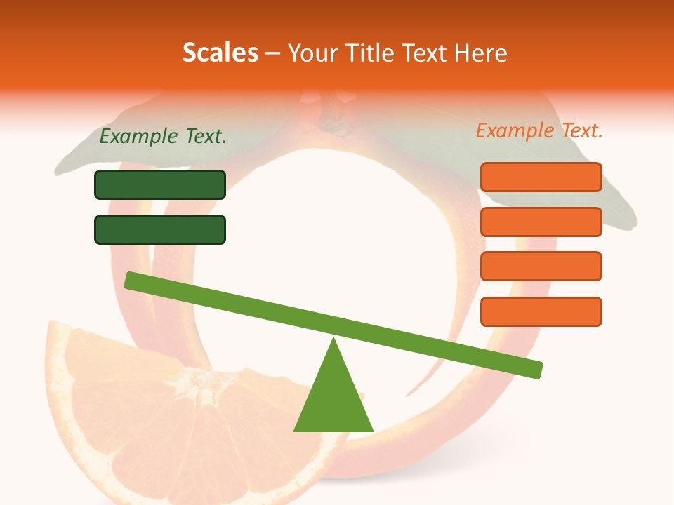 Citrus Wallpaper Frame PowerPoint Template