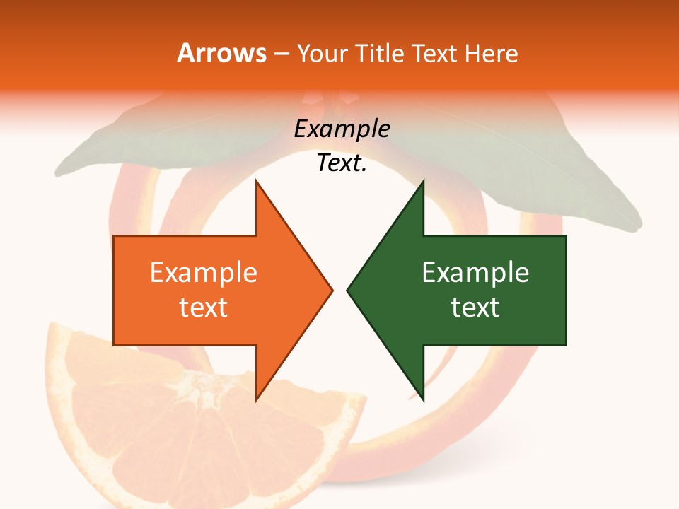 Citrus Wallpaper Frame PowerPoint Template