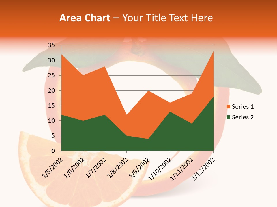 Citrus Wallpaper Frame PowerPoint Template